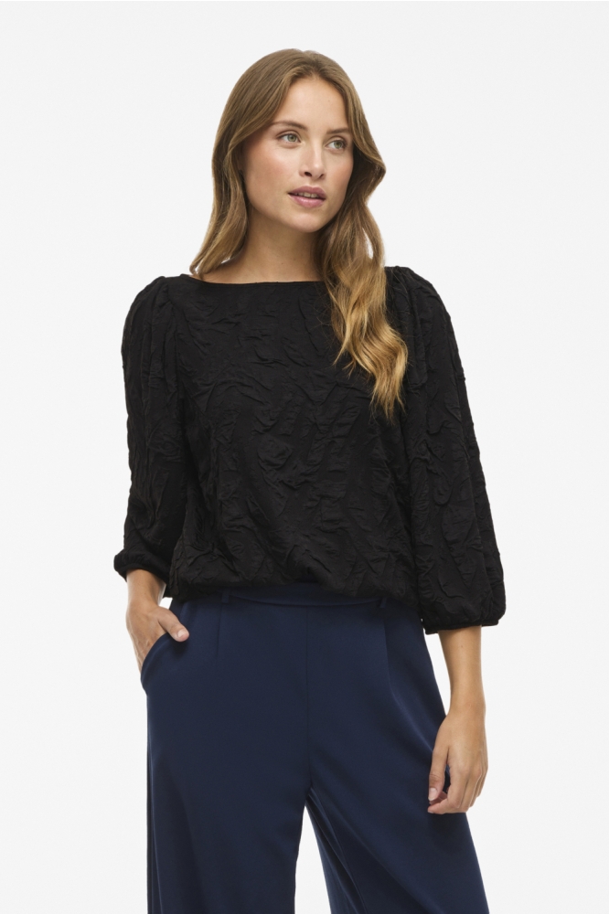 VIDEVERA BOATNECK 3/4 TOP/R 14108582 Black Beauty